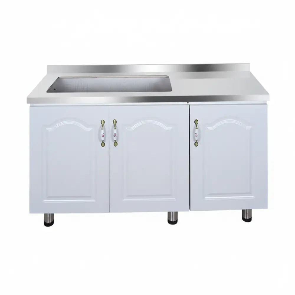 Simple Stainless Steel Wall Kitchen Cabinet - 120cm stove - Kitchen cabinets