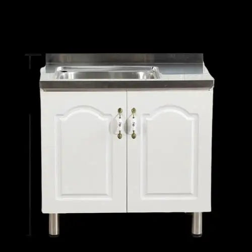 Simple Stainless Steel Wall Kitchen Cabinet - 80cm single basin - Kitchen cabinets