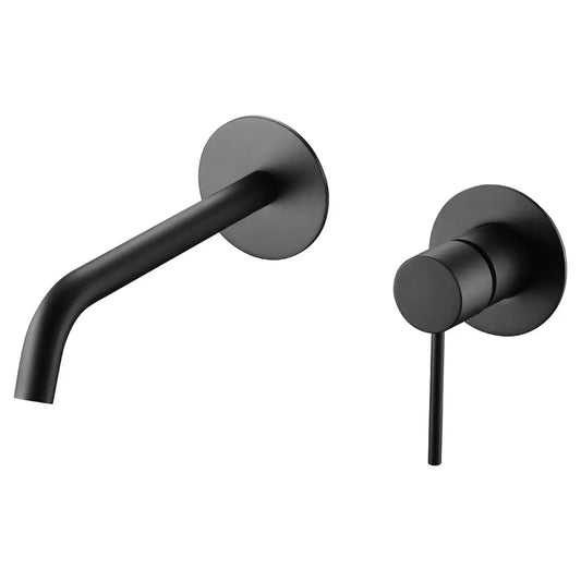 Single-Handle Basin Concealed Milos Matte Black | IMEX - Faucet