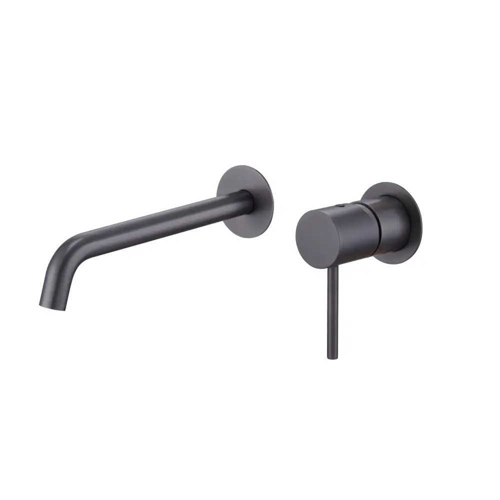 Single-Handle Basin Concealed Monza Black Gun Metal | IMEX - Faucet