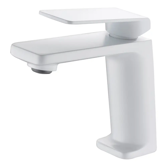 Single-Handle Basin Fiji Matte White | IMEX - Faucet