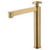 Single-Handle Basin Olimpo Brushed Gold | IMEX - Faucet