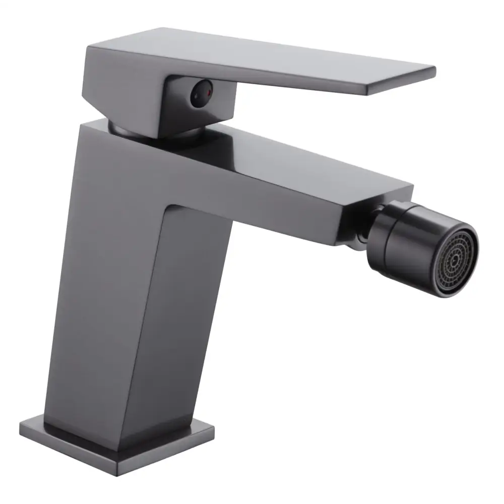 Single-Handle Bidet Art Black Gun Metal | IMEX - Bidet