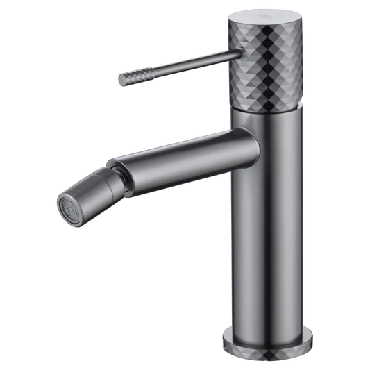Single-Handle Bidet Genoa Black Gun Metal | IMEX - Bidet