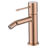Single-Handle Bidet Genoa Brushed Rose Gold | IMEX - Bidet