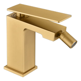 Single-Handle Bidet Pisa Brushed Gold | IMEX - Bidet