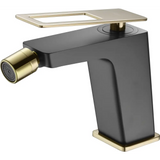 Single-Handle Bidet Sweden Black Gold Shiny | IMEX - Bidet