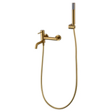 Single-Handle Kit Bath/Shower Monza Brushed Gold | IMEX - Shower Set