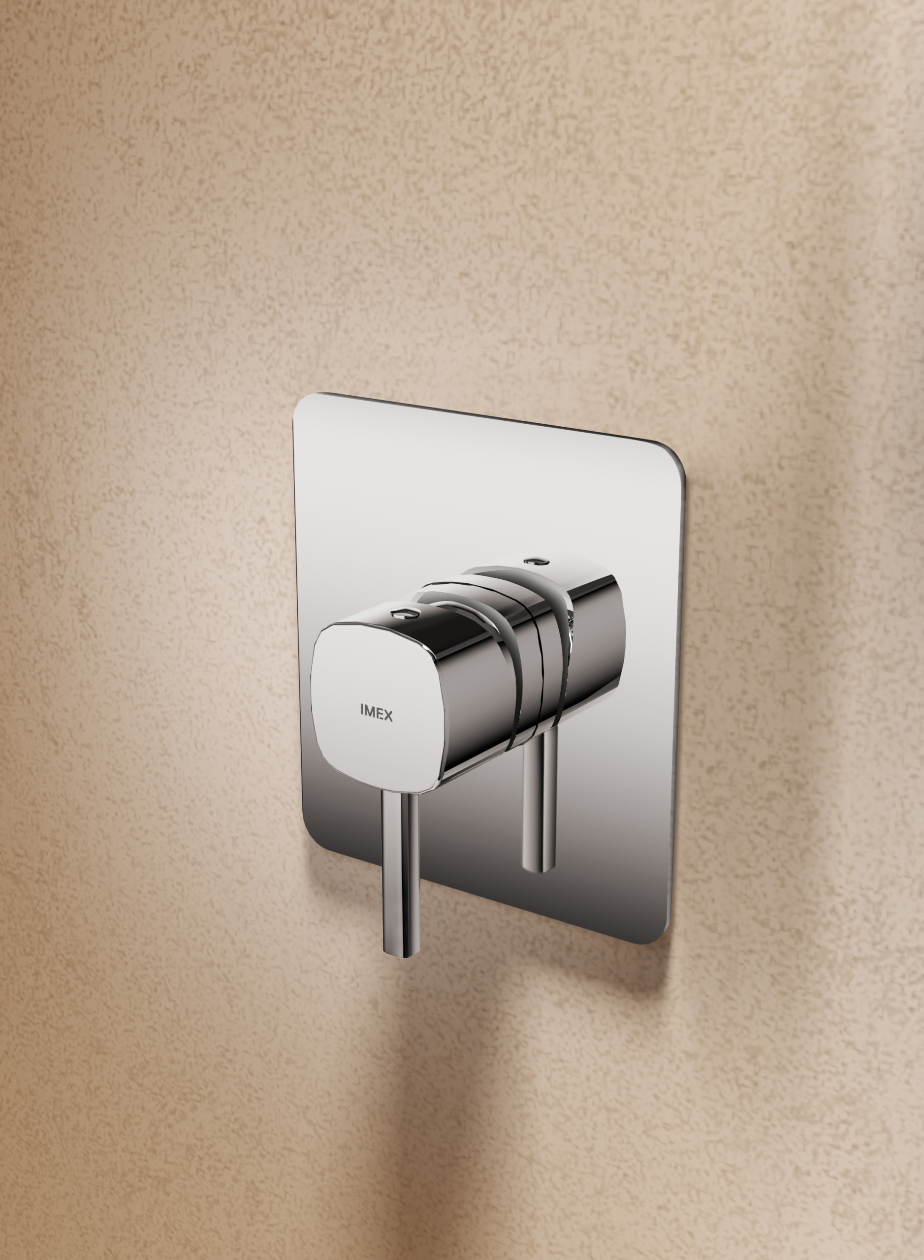 Toscana Chrome Concealed Single Lever Shower Set with Hand Shower, view 4
