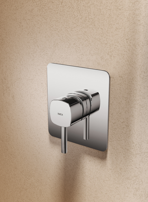Brushed Rose Gold Concealed Single Lever Shower Set with Hand Shower TOSCANA, view 4