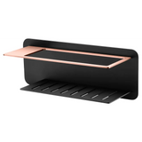 Soap Rack Frontal Bethari Black Rose Gold | IMEX - Bathroom Accessory