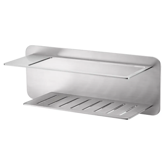 Jabonera Frontal Bethari Níquel Cepillado - Bathroom Accessory