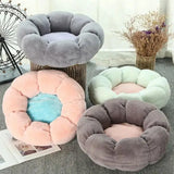 Soft And Comfortable Shaped Faux Fur Bed Flowers For Pet - pet bed
