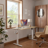 Natur Solid Wood Bamboo Standing Desk Only Table - Desk