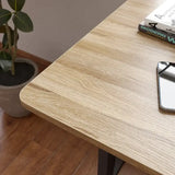 Natur Solid Wood Bamboo Standing Desk Only Table - Desk