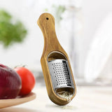 Stainless Steel Grater With Removable Wood Collector - Kitchen Utensils