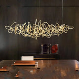 Stainless Steel Modern Luxury LED Ceiling Chandelier - Lamps