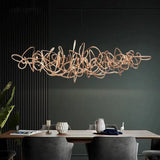 Stainless Steel Modern Luxury LED Ceiling Chandelier - Lamps