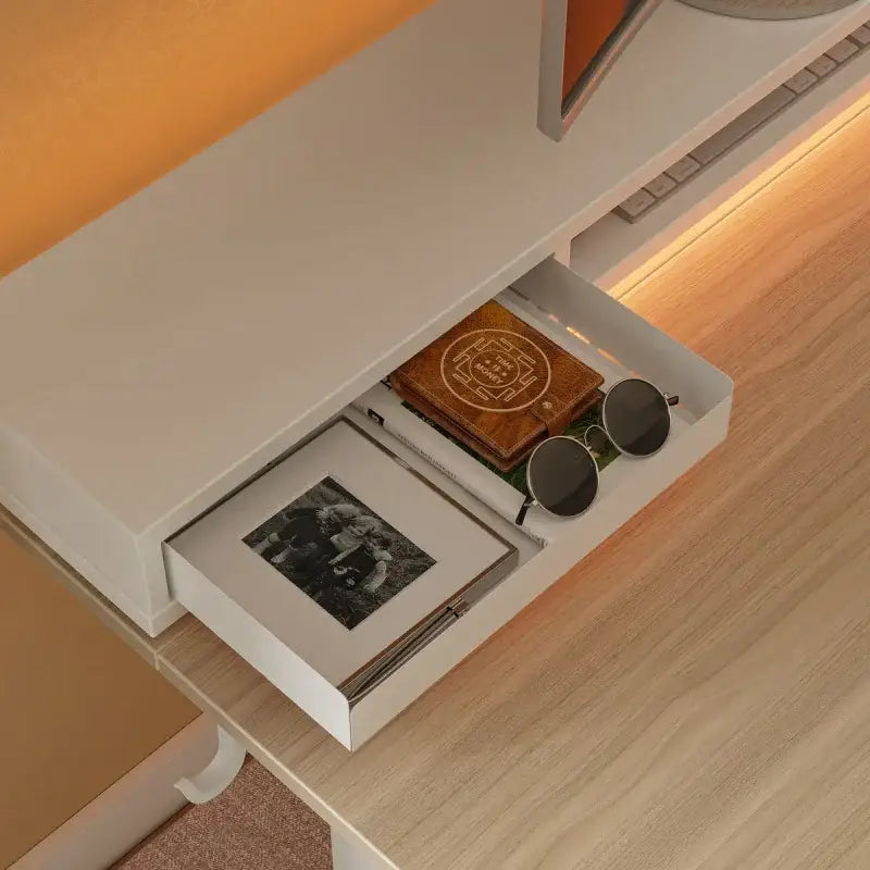 Standing Desk with Electric Height Adjustment and Floating