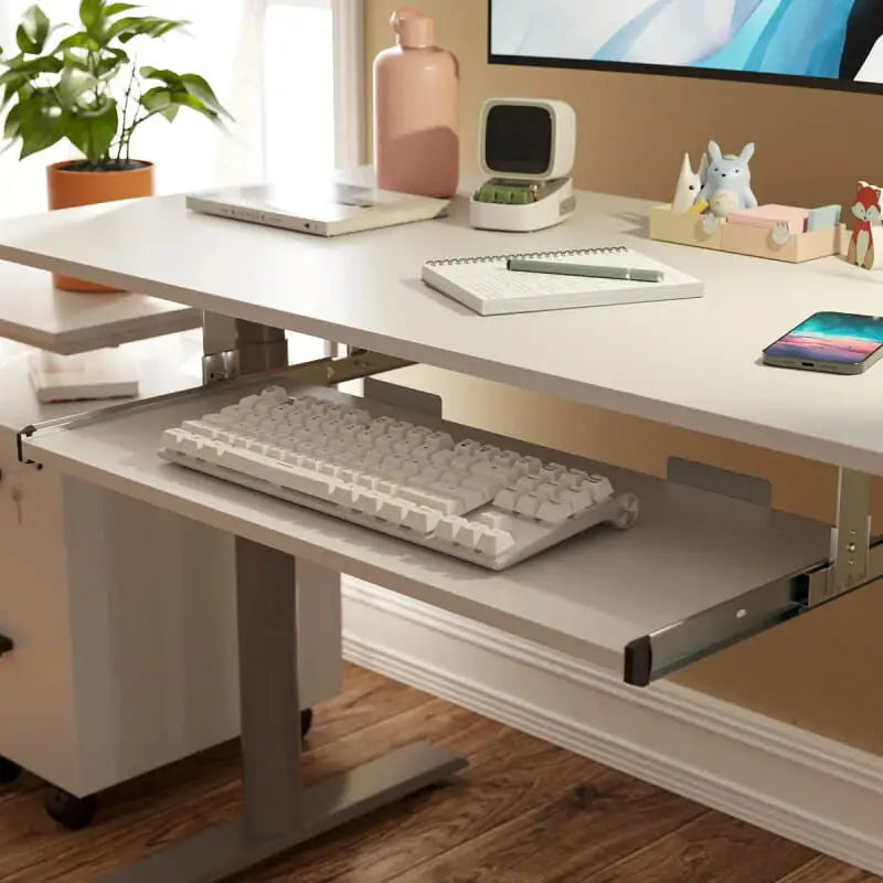 Standing Desk with Keyboard Tray - Desk