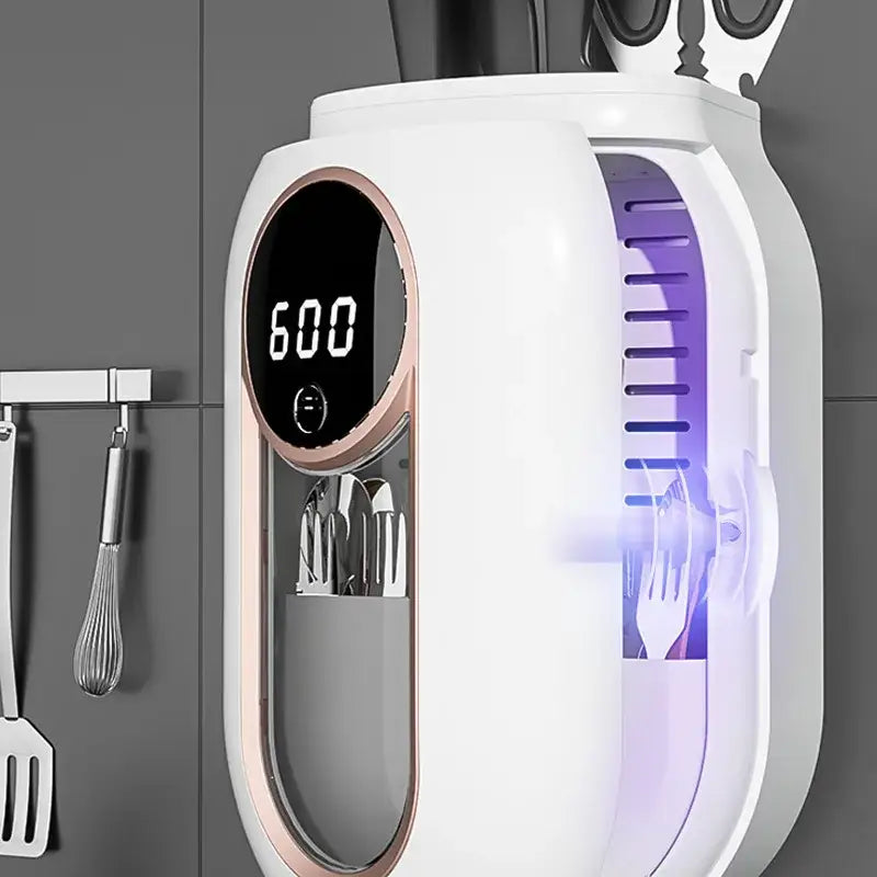 Sterilized Tools Led Disinfection Wall Mounted Holder - Kitchen Utensils