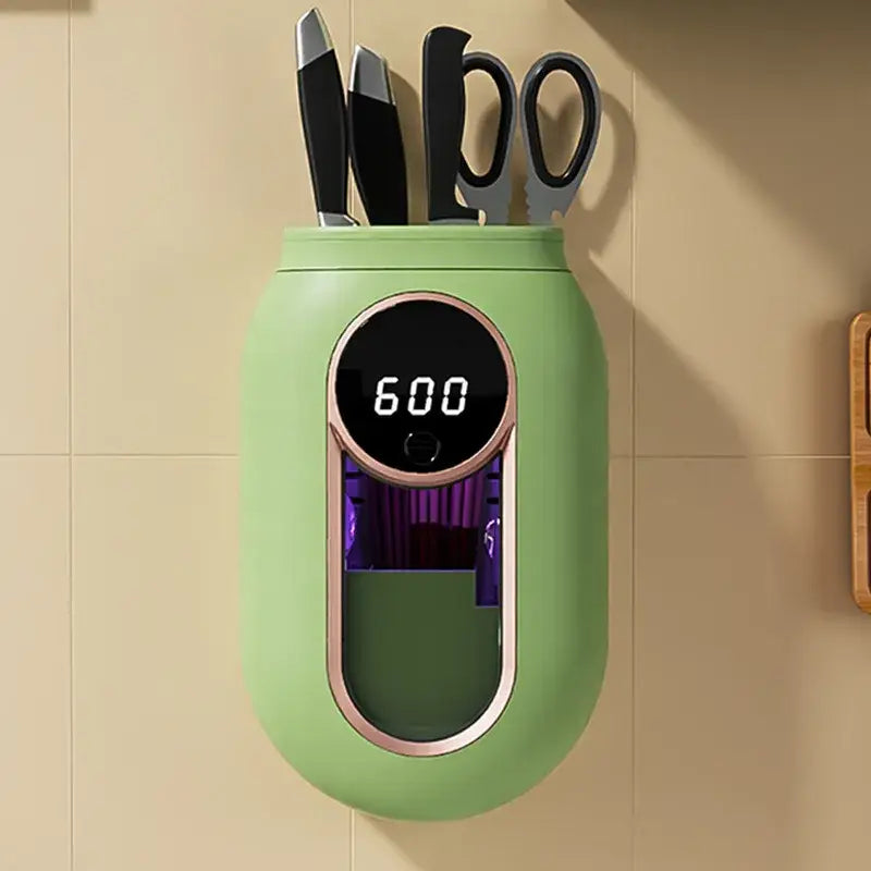 Sterilized Tools Led Disinfection Wall Mounted Holder - Kitchen Utensils