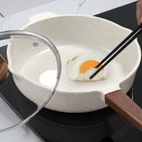Stone Non Stick Glass Lid Frying Pan - Cookware set