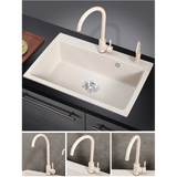 Stone Single Bowl One Piece Kitchen Sink - Kitchen Sink