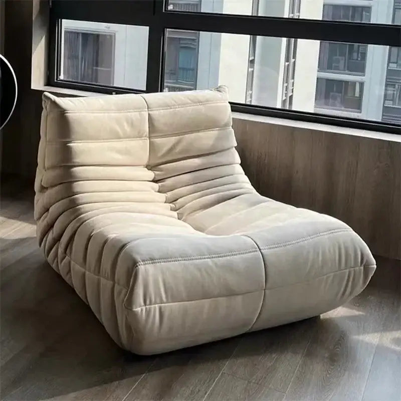 Suede Single Person Bean Bag Chair - Chair