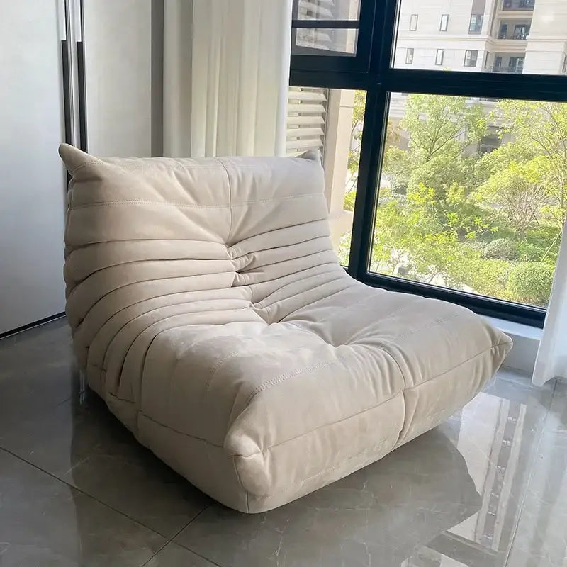 Suede Single Person Bean Bag Chair - Chair