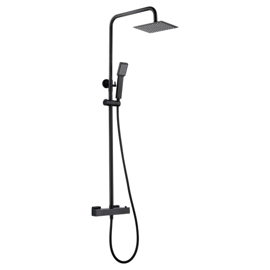 Thermostatic Shower Set Art Matte Black | IMEX - Shower Set