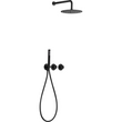 Conjunto Ducha Termostático Empotrado Assen Negro Mate - Shower Set