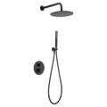Thermostatic Shower Set Concealed Naples Matte Black | IMEX - Shower Set
