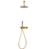 Thermostatic Shower Set Concealed Nepal Gold Ce | IMEX - Shower Set