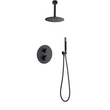Thermostatic Shower Set Concealed Tívoli Matte Black | IMEX - Shower Set