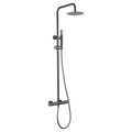 Thermostatic Shower Set Line Black Gun Metal | IMEX - Shower Set