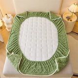 Thick Plush Polar Cotton Mattress Protector Liner - Bedsheet