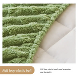 Thick Plush Polar Cotton Mattress Protector Liner - Bedsheet