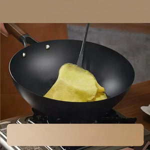 Thickened Cast Iron Non Stick Lid Wok - Cookware set