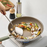Titanium Non Stick Cast Glass Lid Frying Pan - 32cm - Cookware set