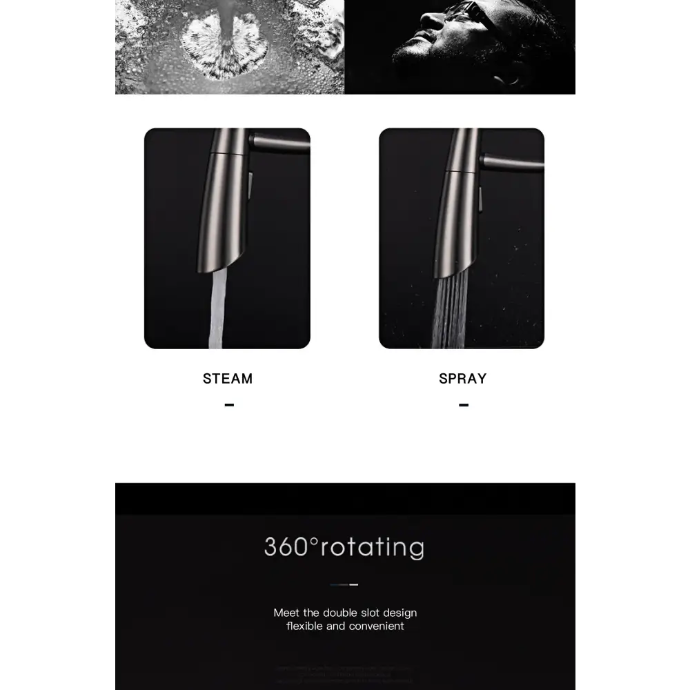 Touch Switch Cold Hot Dual Control Magnetic Sink Faucet - Kitchen Faucets