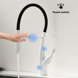 Touch Switch Cold Hot Dual Control Magnetic Sink Faucet - Kitchen Faucets