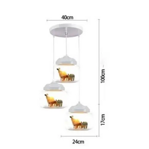 Transparent Jar Animal Hanging Lamp for Modern Living Spaces - view 7