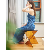 Triangular Modern Art Minimalist Side Tea Table - Multifunctional coffee table