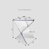 Triangular Modern Art Minimalist Side Tea Table - Multifunctional coffee table