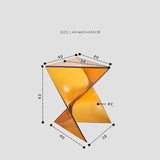 Triangular Modern Art Minimalist Side Tea Table - Multifunctional coffee table