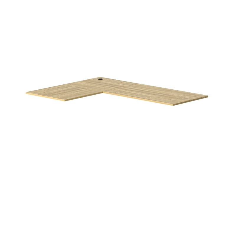 Triple Motor L-shaped Standing Desk