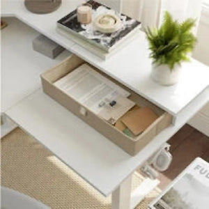 Reversible L-shaped with Upper Drawer - Desk > Standing Desk > L Shaped Standing Desk