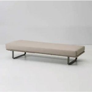 U-Shape outdoor rattan sofa set detail showcasing woven material texture and modern garden furniture craftsmanship