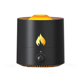 Ultrasonic Aroma Flame Color Diffuser - Black / Australia - Diffuser
